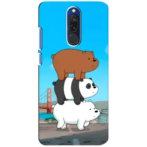 Чехлы с Пандами на Xiaomi Redmi 8 (Друзья)