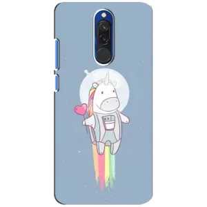 Чехол Unicorn на Xiaomi Redmi 8 (Единорог космонавт)