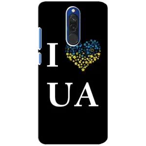 Силиконовый Чехол на Xiaomi Redmi 8 (Я-Украина) (I Love UA)