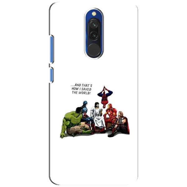Чехол с рисунком «Иисус супергерой» для Xiaomi Redmi 8 Чехол с рисунком «Иисус супергерой» для Xiaomi Redmi 8