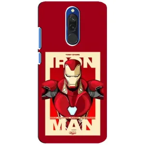 Чехол Супергерой Железный человек на Xiaomi Redmi 8 (Iron man)