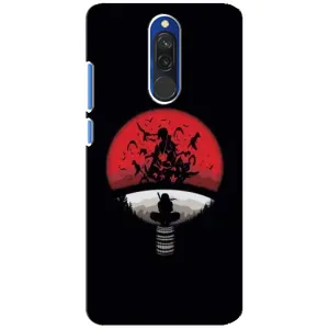 Чехлы с картинкой Итачи Учиха на Xiaomi Redmi 8 (Итачи на черном)