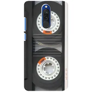 Чохол з Прикольним Принтом на Xiaomi Redmi 8 (Касета магнітофону)