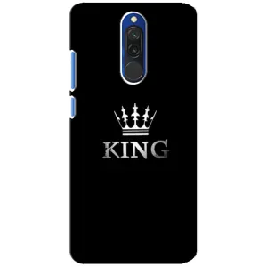 Чехол (Корона на чёрном фоне) для Редми 8 (KING)