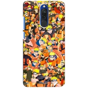 Чехлы с принтом Наруто на Xiaomi Redmi 8 (Коллаж Наруто)