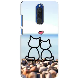 Силиконовые Чехлы Любимому человеку для Xiaomi Redmi 8 (Котейки)
