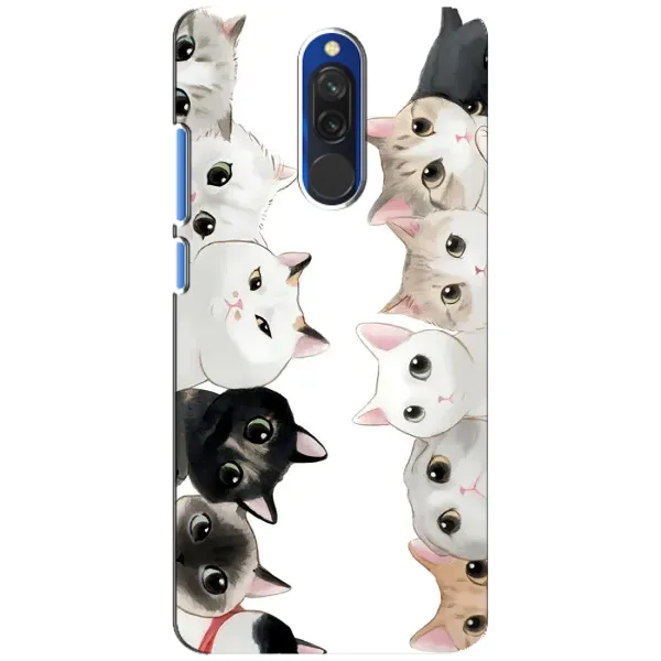 Чехол с рисунком «Коты» для Xiaomi Redmi 8