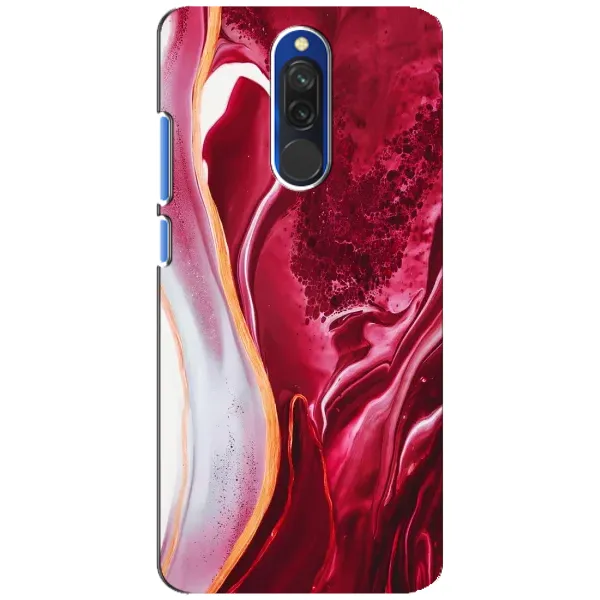 Чехол с рисунком «Красный мрамор» для Xiaomi Redmi 8 Чехол с рисунком «Красный мрамор» для Xiaomi Redmi 8