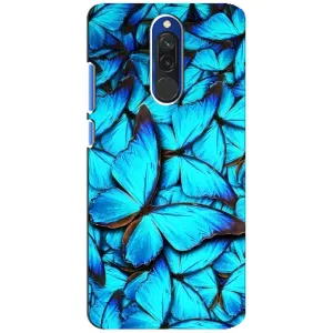 Силиконовый бампер с картинкой животных для Xiaomi Redmi 8 (Крылья бабочек)