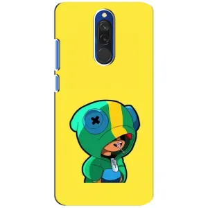 Чехол Бравл Старс для Xiaomi Redmi 8 (Леон (LEON))