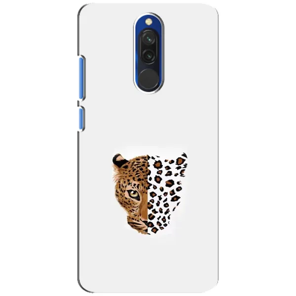 Чехол с рисунком «Леопард на белом» для Xiaomi Redmi 8 Чехол с рисунком «Леопард на белом» для Xiaomi Redmi 8