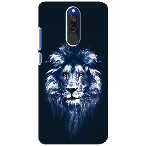 Чехол с рисунком «Лев - синий» для Xiaomi Redmi 8 Чехол с рисунком «Лев - синий» для Xiaomi Redmi 8