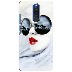 Чохол з картинкою Модні Дівчата Xiaomi Redmi 8 (Любителька коней)
