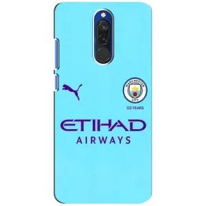 Силиконовые Чехлы принт Футбол на Xiaomi Redmi 8 (Man City)