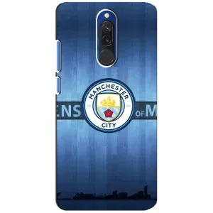 Силиконовые Чехлы принт Футбол на Xiaomi Redmi 8 (ManCity)