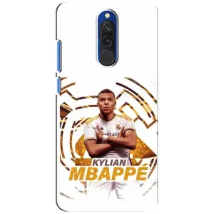 Чохол (TPU) з Футболістом на Xiaomi Redmi 8 (Мбаппе Реал)
