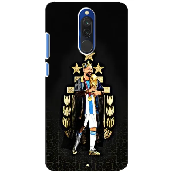 Чехол с рисунком «Месси король» для Xiaomi Redmi 8