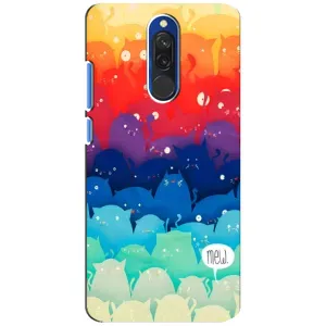 Силиконовый чехол с котиком для Xiaomi Redmi 8 (Mew)