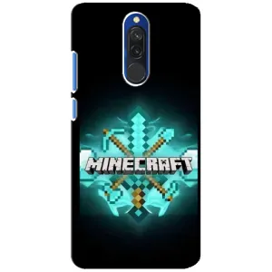 Чехол майнкрафт для Xiaomi Redmi 8 (MineCraft 2)