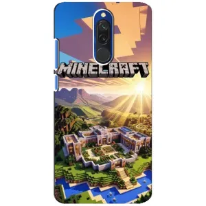 Чехол майнкрафт для Xiaomi Redmi 8 (MINECRAFT)