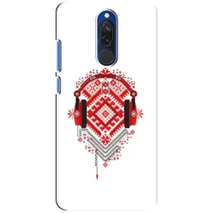Силиконовый Чехол на Xiaomi Redmi 8 с картинкой Вышиванки (Модная вышиванка)