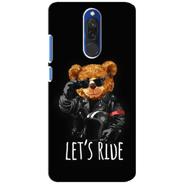 Чехол с рисунком «Модный Мишка» для Xiaomi Redmi 8