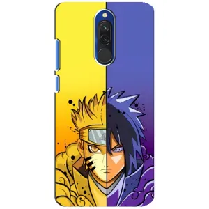 Купить Чехлы на телефон с принтом Anime для Xiaomi Redmi 8 (Naruto Vs Sasuke)