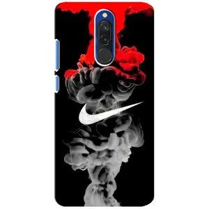 Силиконовый Чехол на Xiaomi Redmi 8 с картинкой Nike (Nike дым)
