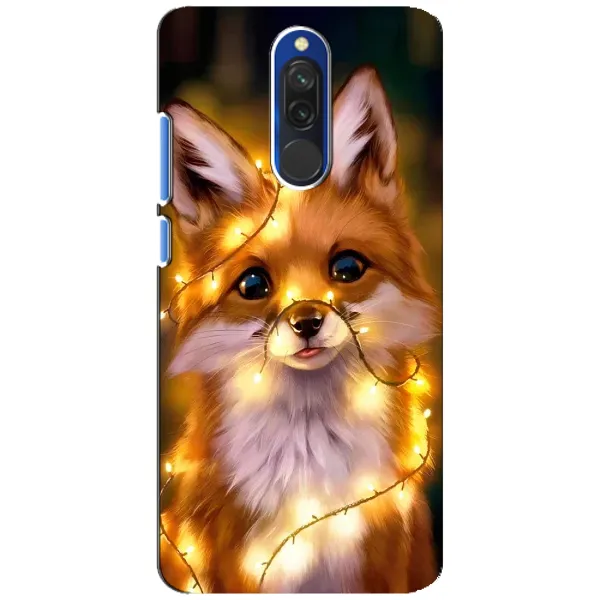 Чехол с рисунком «Новогодний лисенок» для Xiaomi Redmi 8 Чехол с рисунком «Новогодний лисенок» для Xiaomi Redmi 8