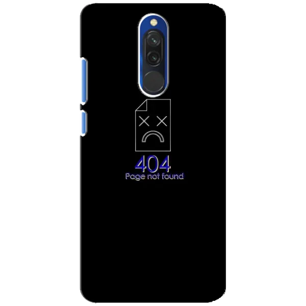 Чехол с рисунком «Ошибка 404» для Xiaomi Redmi 8 Чехол с рисунком «Ошибка 404» для Xiaomi Redmi 8