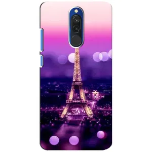 Чехол с Эйфелевой башней на Xiaomi Redmi 8 (Париж башня)