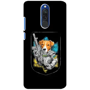 Чехол с принтом для Xiaomi Redmi 8 (Патрон Воин)