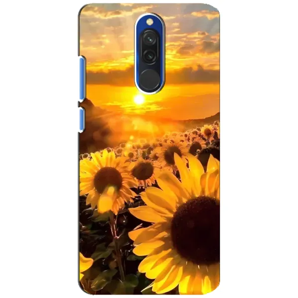 Чехол с рисунком «поле подсолнухов» для Xiaomi Redmi 8