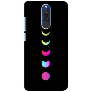 Чехол (ТПУ) с планетами на Xiaomi Redmi 8 (Полнолуние)
