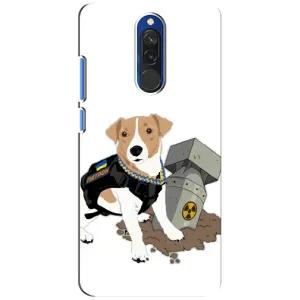 Чехол с принтом Собаки Патрон для Xiaomi Redmi 8 (Пёс Патрон с ракетой)