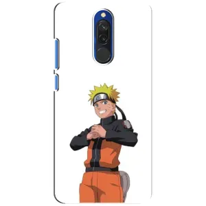 Чехлы с принтом Наруто на Xiaomi Redmi 8 (Радосный Наруто)