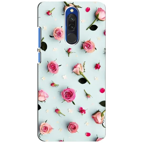 Чехол с рисунком «Разные цветы» для Xiaomi Redmi 8 Чехол с рисунком «Разные цветы» для Xiaomi Redmi 8