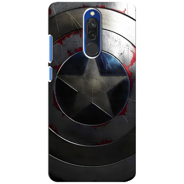 Чехол с рисунком «Ретро Щит Капитана» для Xiaomi Redmi 8 Чехол с рисунком «Ретро Щит Капитана» для Xiaomi Redmi 8