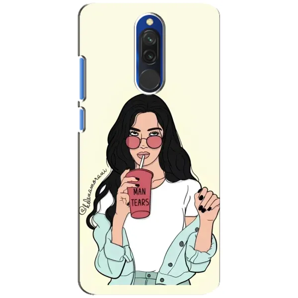 Чехол с рисунком «С напитком» для Xiaomi Redmi 8 Чехол с рисунком «С напитком» для Xiaomi Redmi 8