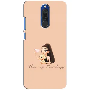 Силіконовый Чохол на Xiaomi Redmi 8 з картинкой Модных девушек (З собакою)