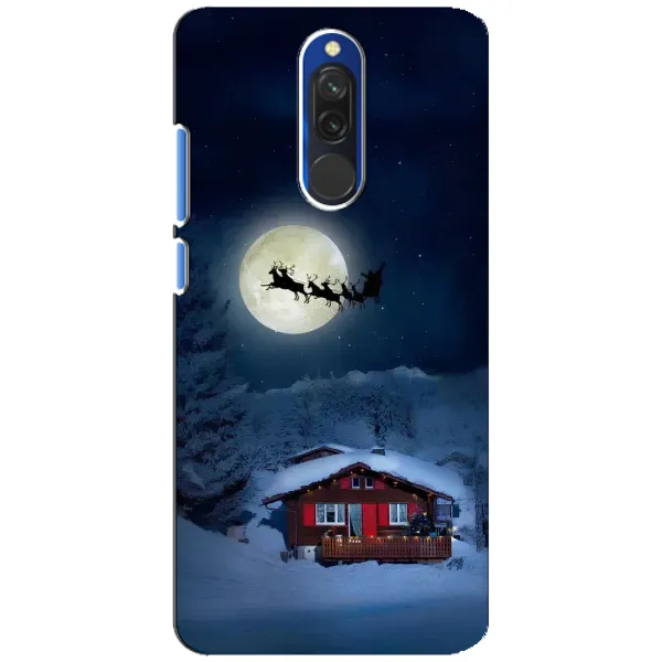 Чехол с рисунком «Санта» для Xiaomi Redmi 8 Чехол с рисунком «Санта» для Xiaomi Redmi 8
