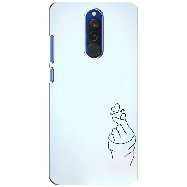 Чехол с рисунком «Сердце на голубом» для Xiaomi Redmi 8
