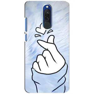 Чехлы (Знак сердечка) на Xiaomi Redmi 8 (Сердечка знак)