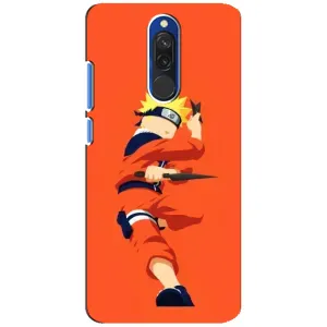 Чехлы с принтом Наруто на Xiaomi Redmi 8 (Силуэт Наруто)