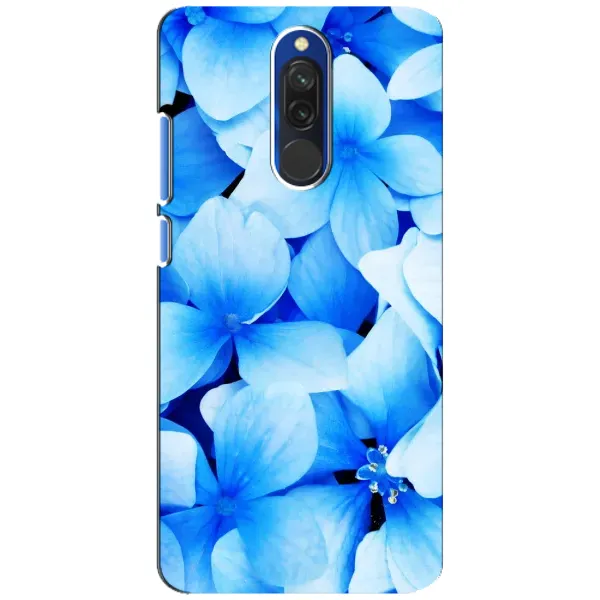 Чехол с рисунком «Синие цветы» для Xiaomi Redmi 8 Чехол с рисунком «Синие цветы» для Xiaomi Redmi 8