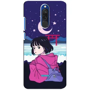 Чехол с персонажами АНИМЕ на Xiaomi Redmi 8 (Синобу Миякэ)