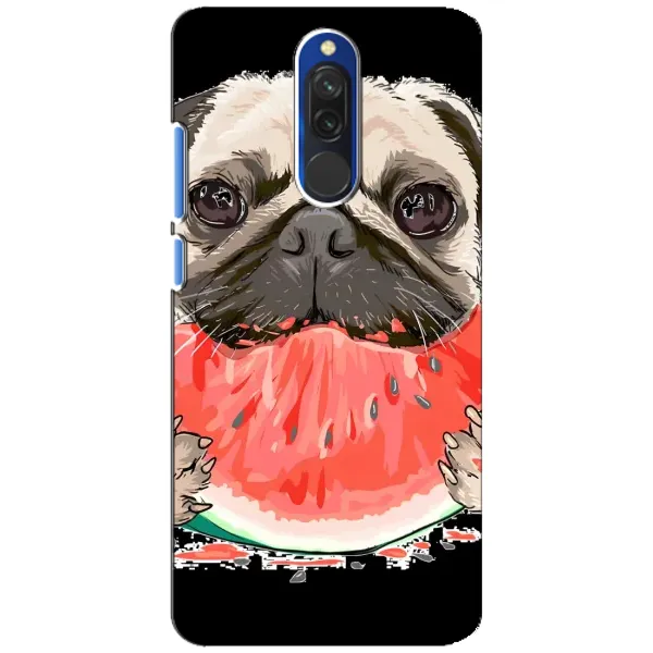 Чехол с рисунком «Смешной Мопс» для Xiaomi Redmi 8 Чехол с рисунком «Смешной Мопс» для Xiaomi Redmi 8