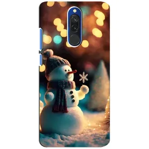 Чохли на Новий Рік Xiaomi Redmi 8 (Сніговик святковий)