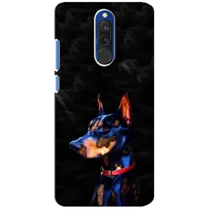 Бампер для Xiaomi Redmi 8 с картинкой "Песики" (Собака Мопс)