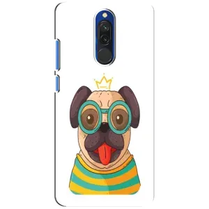 Бампер для Xiaomi Redmi 8 с картинкой "Песики" (Собака Король)